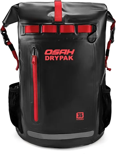 Vista 13 de Waterproof Dry Bag Backpack 25L/35L/55L/85L, Roll-Top Heavy Duty Rucksack Black