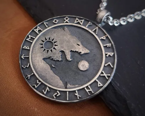Vista 36 de Collar Yin Yang para hombre, joyería colgante de alta calidad de aspecto antiguo, regalos de Yin Yang, joyería vikinga para hombres