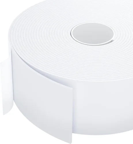 Vista 15 de Burlete Sello para Puerta Blanco, 1 Pulgada de Ancho X 1/4 Pulgada de Grosor, Sello de Ventana de Aire Acondicionado, Cinta de Espuma Autoadhesiva