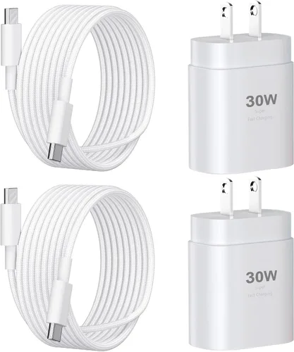 Vista 17 de Cargador USB C de 30 W para iPhone 15/15 Pro Max/15 Pro/15 Plus/Samsung Galaxy S23 Ultra/S23/S23+/S22/S22 Ultra/S22+/S22+/S21 Ultra/S20 Ultra/Note