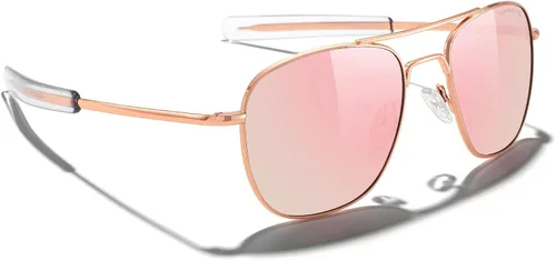 Vista 5 de MERRY'S Gafas de sol polarizadas militares clásicas cuadradas aviador para hombres o mujeres S8636