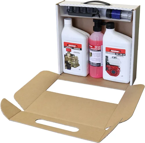 Vista 2 de Valley Industries Kit de inicio de lavadora a presión - Bomba y aceite de motor, protector de bomba, adaptador de control de calidad y soporte