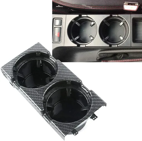 Vista 4 de Conjunto de soporte para botella de bebida para consola central de automóvil, compatible con BMW Serie 3 E46 Sedán/Wagon/Compact/Coupe/Convertible