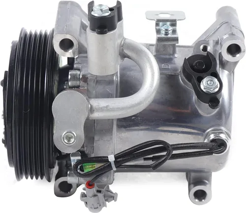 Vista 6 de Compresor de aire A/C CA con embrague para Suzuki SX4 todos los modelos 2007 2008 2009, compresor de CA A/C + embrague se adapta a Suzuki SX4