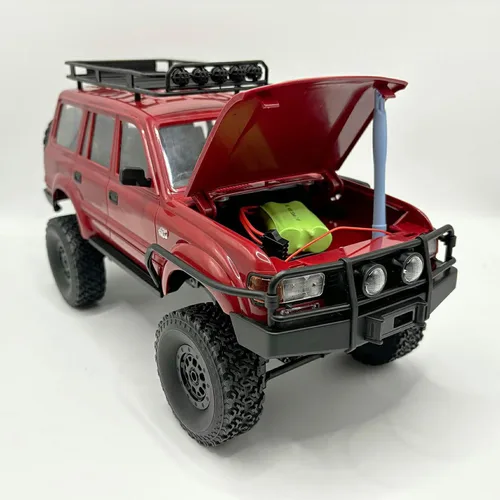 Vista 6 de WPLDEWAN RC Crawler WPL C54-1 RC Truck 1/16 RC Rock Crawler 4x4 Camión de control remoto todoterreno todo terreno RTR proporcional 260 motor