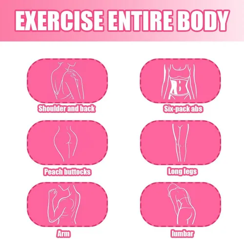 Vista 2 de Figura 8 bandas de resistencia de fitness con asas, banda de resistencia de yoga, banda elástica de fitness, expansor de pecho, para estiramiento