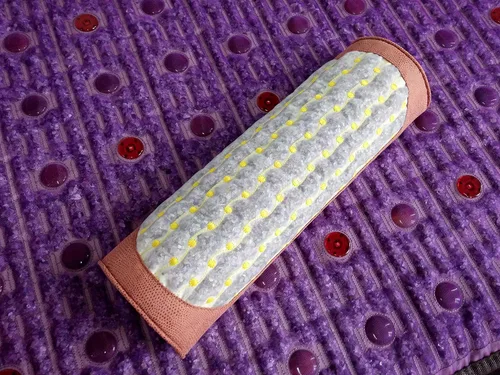Vista 3 de Almohada de piedras preciosas para infrarrojos lejanos - con cristales naturales - ion negativo - calor de fuego - no eléctrico - para almohadillas