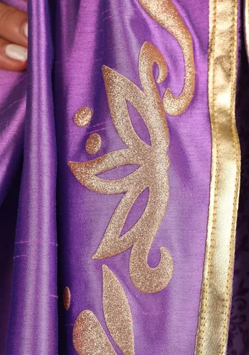 Vista 6 de Disfraz de Rapunzel prémium para mujer en talla grande