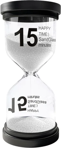 Vista 24 de Temporizador de arena de 1 minuto, reloj de arena de plástico para niños, temporizador de reloj de arena acrílico, reloj de arena pequeño de 1 Rojo