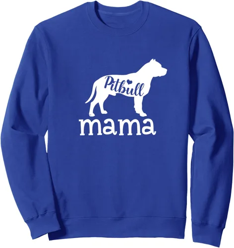 Vista 4 de Pitbull - Sudadera de Navidad para mamá, regalo para mamá, perro Pitbull, cachorro, amante de las mascotas, Negro