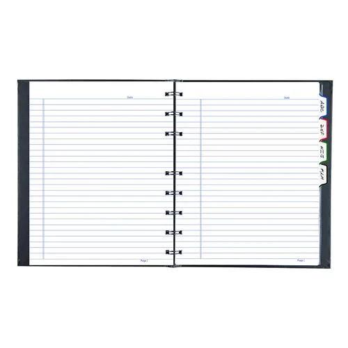 Vista 6 de Blueline Notepro - Cuaderno de composición negro, 9.25 x 7.25 pulgadas, 192 páginas rayadas (A9C.81)