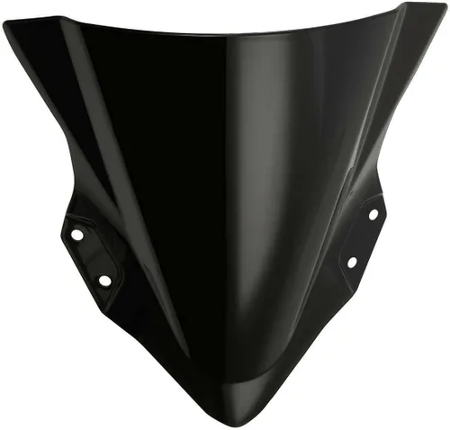 Vista 2 de Parabrisas de doble burbuja de plástico ABS para parabrisas Kawasaki Ninja 400 2018 2019 2020 2021 (negro)