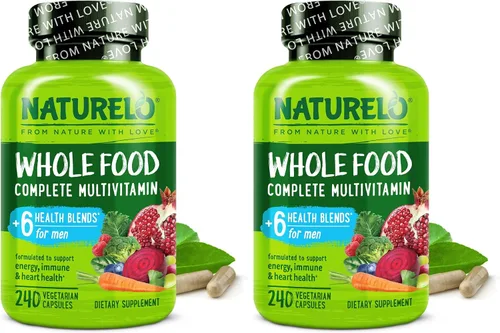 Vista 6 de Naturelo Multivitamina alimentaria completa para hombres, 1
