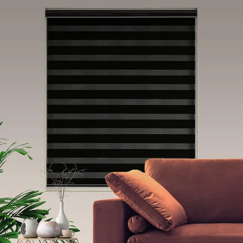 Vista 30 de Persianas Cebra para Ventanas, Persianas Cebra de Parada Libre, Persianas Translúcidas de Doble Capa con Filtrado de Luz para Ventanas Interiores