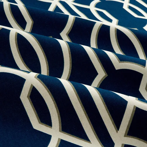 Vista 2 de Magnolia Home Fashions Deco Navy, Fabric by the Yard