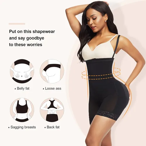 Vista 3 de FeelinGirl - Moldeadora de cuerpo para mujer con control de abdomen con cremallera lateral para mujer vida diaria