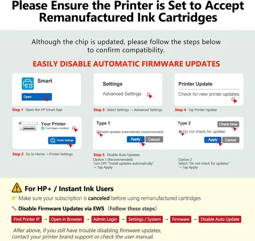 Vista 4 de Cartuchos de tinta 61XL remanufacturados para impresoras de tinta HP 61, color negro y color Envy 4500 5530 4501 4502 5535 Officejet 4630 4635