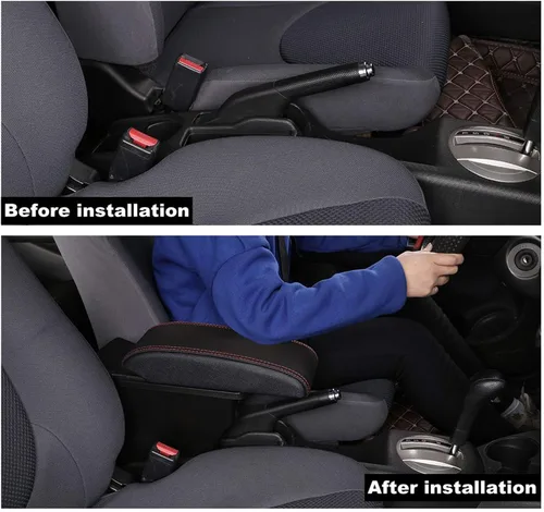Vista 5 de YJYWZH Caja de reposabrazos para Toyota 86 GT86 / Subaru BRZ/Scion FR-S 2013-2018 Caja de almacenamiento dual con 3 puertos USB