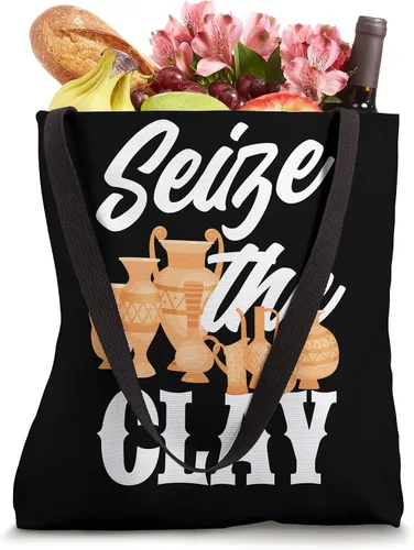 Vista 4 de Bolsa de cerámica divertida con diseño de cerámica de agarrarse a la arcilla