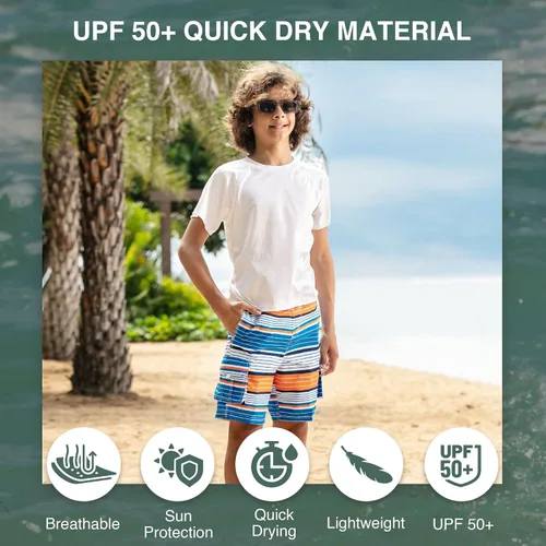 Vista 2 de Kanu Surf Traje de baño Yolo de secado rápido UPF 50+ para niños