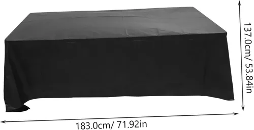 Vista 2 de ABOOFAN Rectangular Tablecloth 137x183cm 5pcs Grease-Proof Disposable for Party Birthday Oil-Resistant DIY Table Cover