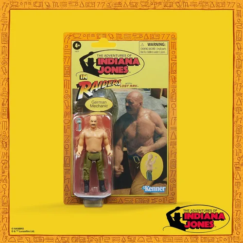 Vista 2 de Indiana Jones and The Raiders of The Lost Ark Retro Collection - Figura de acción mecánica alemana, 3.75 pulgadas, juguetes para niños a partir de 4