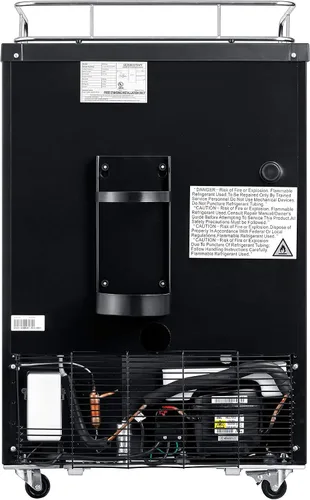 Vista 6 de EdgeStar BR3002 Refrigerador de conversión Kegerator de 24 pulgadas de ancho para barriles de tamaño completo con modo de enfriamiento profundo