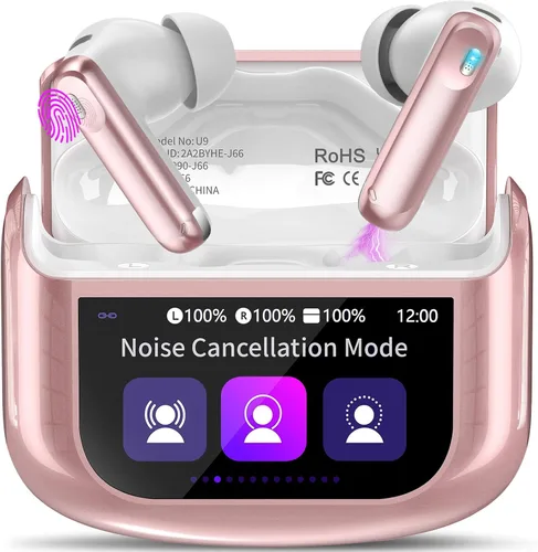 Vista 12 de Auriculares inalámbricos con cancelación activa de ruido 48H con pantalla