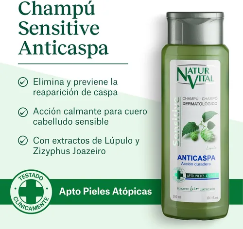 Vista 3 de CHAMPÚ ANTI-CASPA por Natur Vital