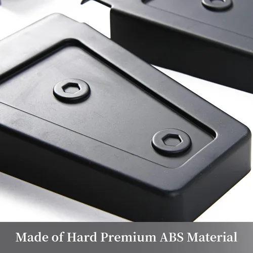 Vista 7 de JeCar Cubiertas de Bisagras de Puerta ABS Accesorios Exteriores para Jeep Wrangler JK JKU 2007-2018, Negro