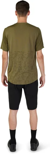 Vista 2 de Fox Racing Jersey Ranger Tru Dri SS para bicicleta de montaña para hombre Verde oliva