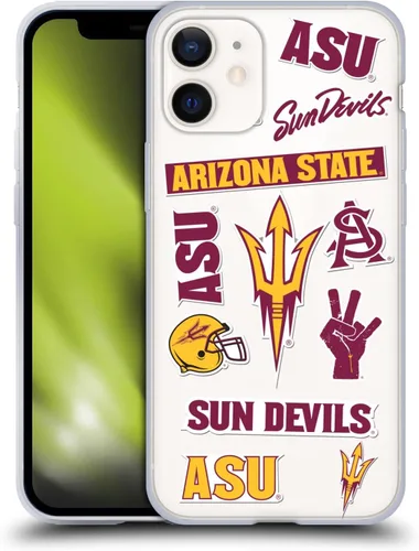 Vista 211 de Head Case Designs Funda de gel ASU Camou con licencia oficial de la Universidad Estatal de Arizona [protección de grado militar] compatible