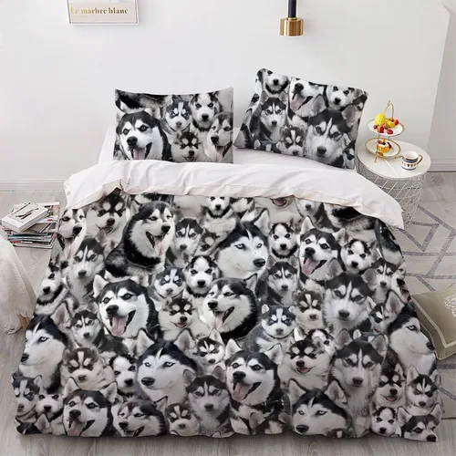 Vista 24 de Airedale Terrier - Juego de funda de edredón para amantes de los perros, juego de edredón para perros Bingley Terrier, juego de ropa de cama Perro