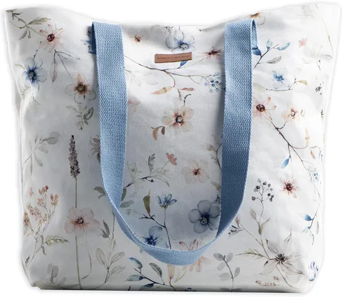 Vista 48 de Maison d' Hermine - Bolsa de lona de algodón reutilizable para mujeres, con asa para el hombro, bolsas a granel para compras y viajes