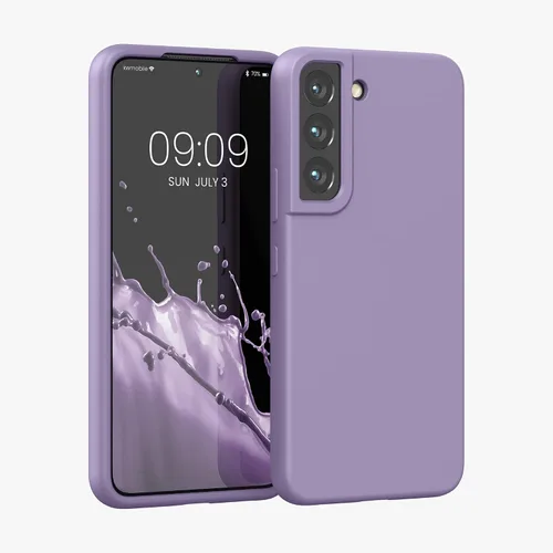 Vista 154 de kwmobile Funda compatible con Samsung Galaxy S9 - Funda de silicona TPU con acabado suave - Blue Reef