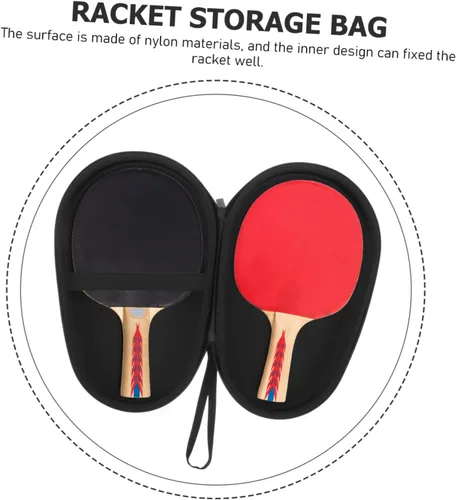 Vista 8 de BESPORTBLE The Tote Bag Organizador Raqueta de tenis de mesa Bolsa de paddle Bolsa de murciélago Bolsa portátil Raqueta Paddle Case Pingpong Funda