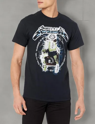 Vista 3 de Metallica Camiseta de silla eléctrica vintage estándar para hombre