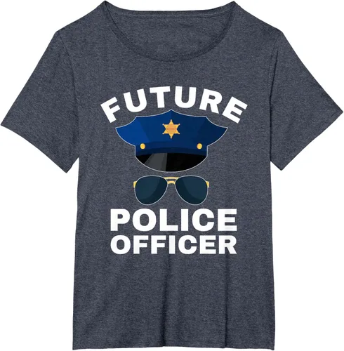 Vista 26 de Camiseta de policía para niños con texto en inglés «Proud Cop Dad»