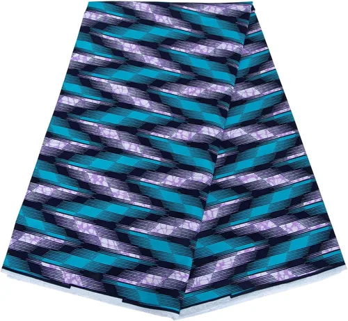 Vista 17 de BintaRealWax Tela africana de 6 yardas 100% algodón Ankara Kente Print Fabric Paño geométrico circular rojo de la impresión de la cera