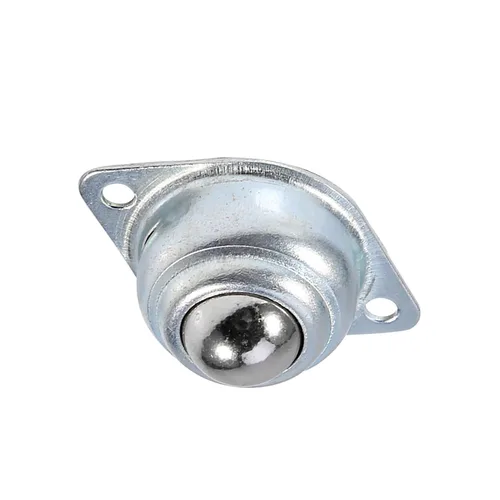 Vista 7 de Metal Iron Steel Universal Transfer Bearing Ball Roller Mounted Ball 2 Holes Conveyor Roller for Transmission System 5 PCS
