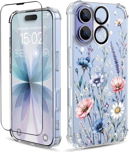 Vista 26 de Funda para iPhone 13 y iPhone 14 (6.1 pulgadas) con protector