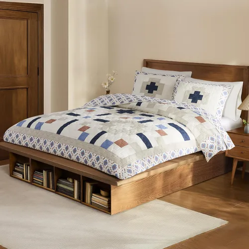 Vista 9 de Pendleton Juego de edredón individual – Juego de edredón de 2 piezas 100% algodón con funda, ropa de cama suave y ligera para cama