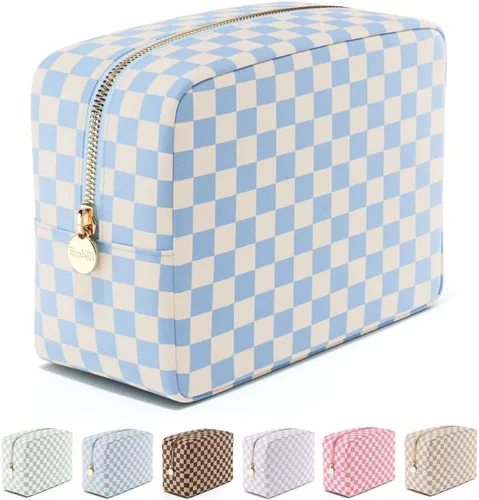 Vista 18 de Bolsa de Maquillaje de Viaje Embla Bolsa de Artículos de Aseo de Viaje, Negro, Mini, Mini
