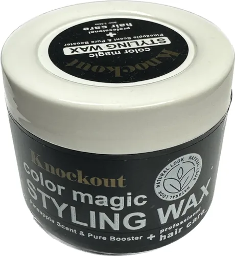 Vista 3 de Knockout Color Magic Hair Styling Wax (01 Charcoal)