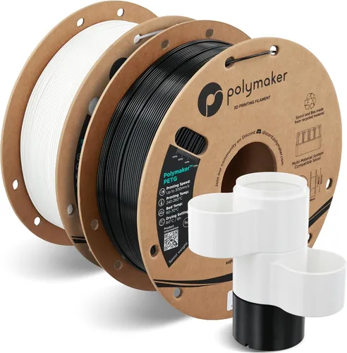 Vista 48 de Polymaker PETG Filament 1.75mm, 1KG, Army Brown PETG 3D Printer Filament, High-Speed Up to 500mm/s, Neatly Wound, Smooth Feeding, Reduced Stringing