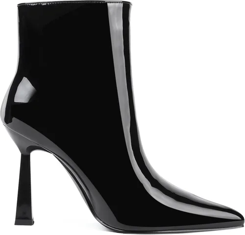 Vista 5 de vivianly Classic Women Ankle Boots Pointed Toe Mid-Calf Stiletto High Heeled Booties