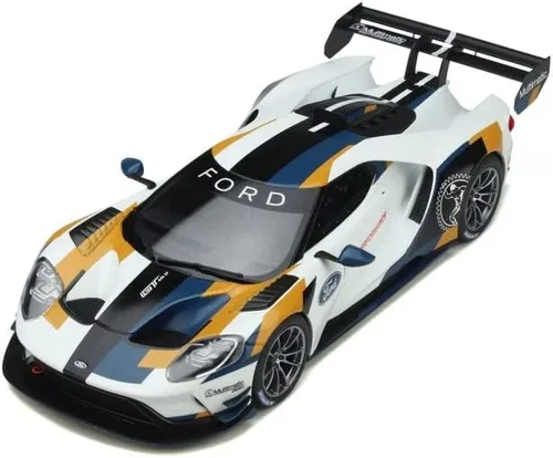 Vista 7 de GT Spirit Ford GT MK II 2020, blanco GT290 - Coche de juguete modelo de resina a escala 1/18