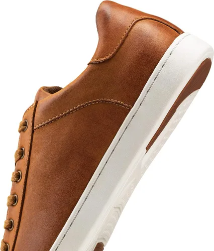 Vista 5 de Jousen Zapatillas de cuero para hombre, zapatos de vestir de moda, zapatos casuales de negocios para hombres