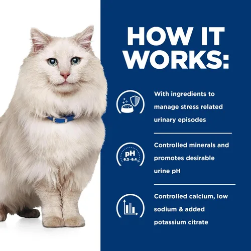 Vista 8 de Hill's Prescription Diet C/D Multicare Stress con pollo, 5.5 oz, paquete de 24 alimentos húmedos #1 recomendada por veterinarios, receta de pollo