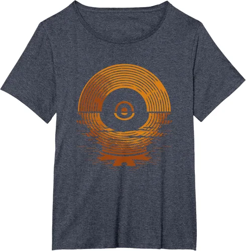 Vista 73 de Vinyl LP Records - Camiseta de vinilo Sunset Negro